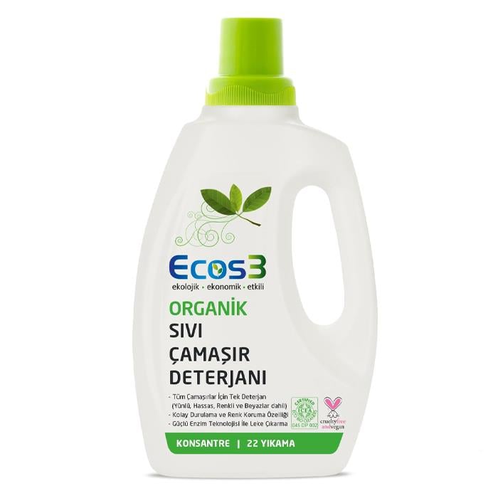 Ecos3 Organik Sıvı Çamaşır Deterjanı 750ml