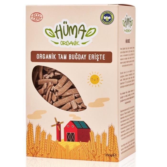 Hüma Organik Tam Buğday Erişte 350g