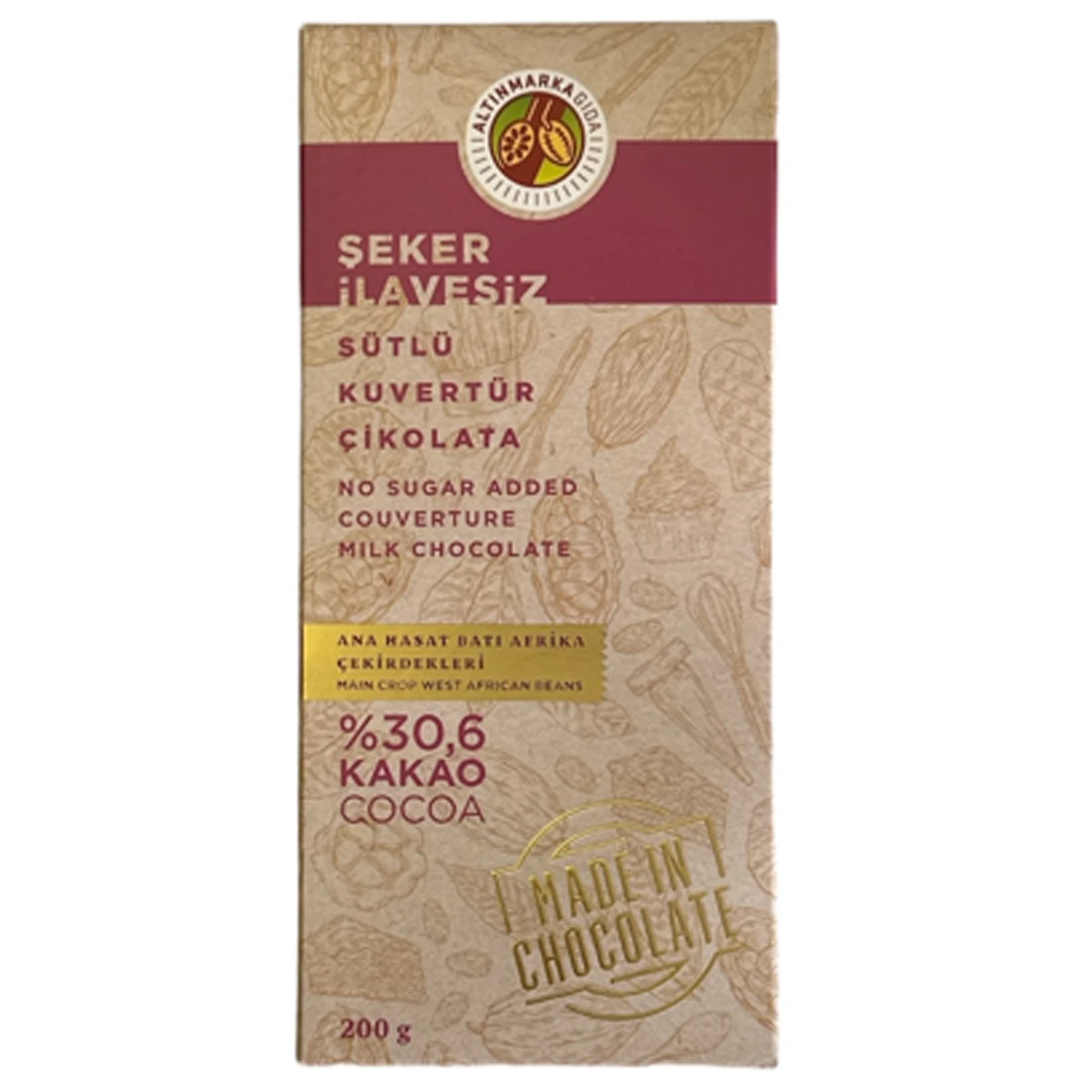 Altınmarka Sütlü Kuvertür 200g