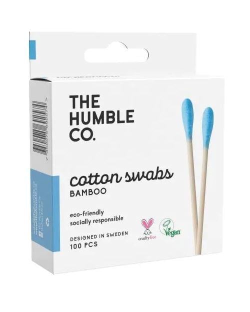 Humble Bambu Kulak Çubuğu - Mavi 100 adet