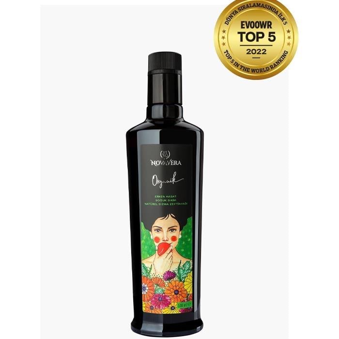 NovaVera Organik Erken Hasat Naturel Sızma Zeytinyağı 500ml