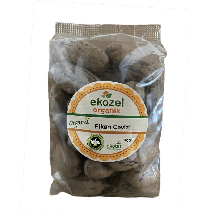 Ekozel Organik Kabuklu Pikan Cevizi 400g
