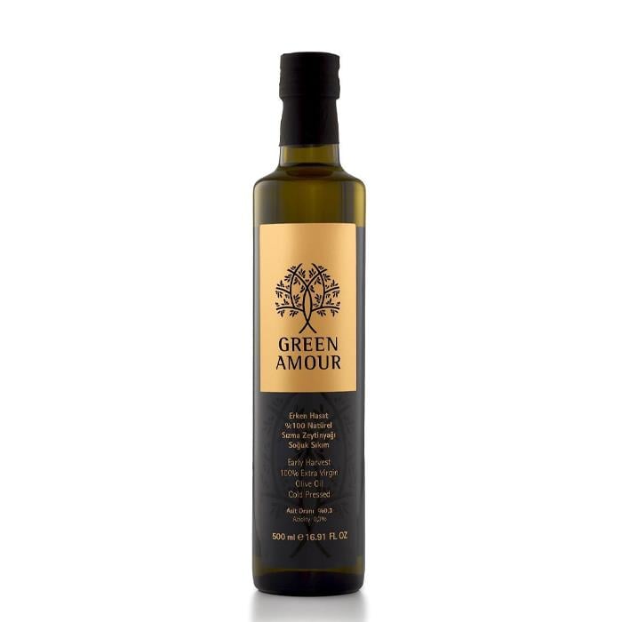 Green Amour Erken Hasat Soğuk Sıkım Zeytinyağı 500ml