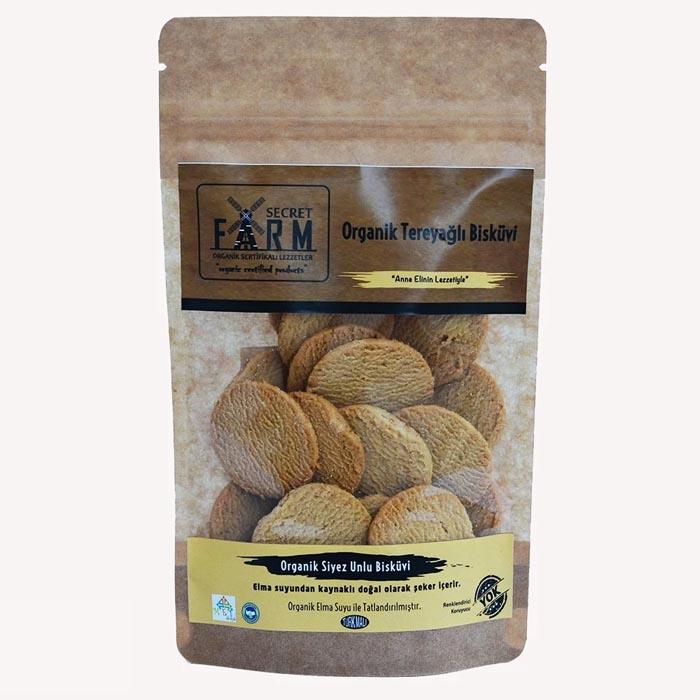 Secret Farm Organik Tereyağlı Siyez Unlu Bisküvi 100g