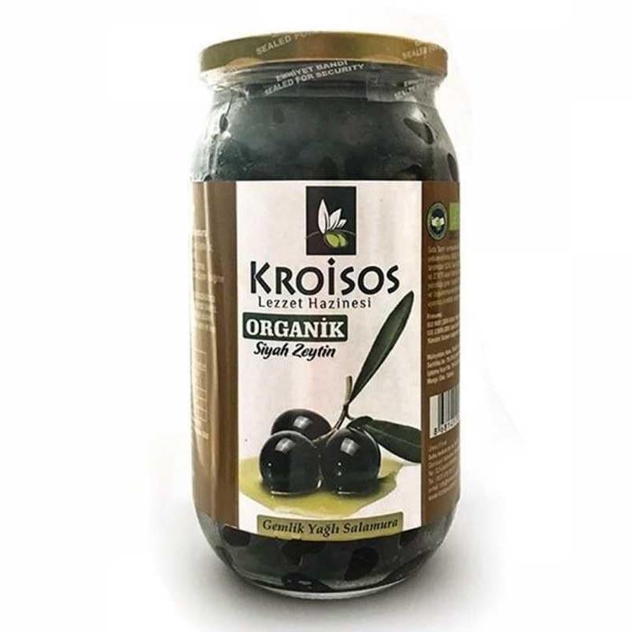 Kroisos Organik Siyah Zeytin 700g