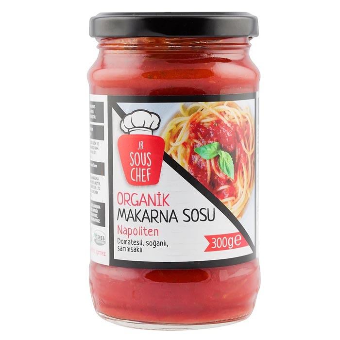 Jr Sous Chef Organik Makarna Sosu Napoliten 300g