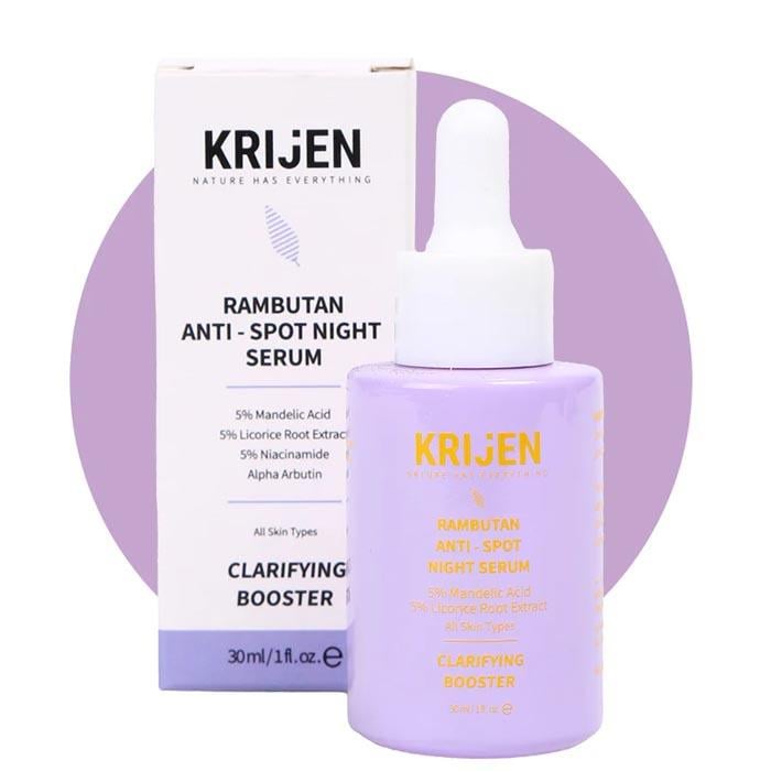 Krijen Rambutan Anti - Spot Cilt Tonu Eşitleyici Gece Serumu 30ml