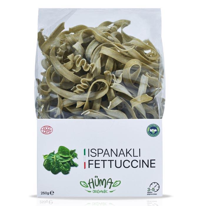 Hüma Organik Ispanaklı Fettucine Makarna 250g