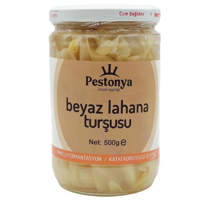 Pestonya Beyaz Lahana Turşusu 500g