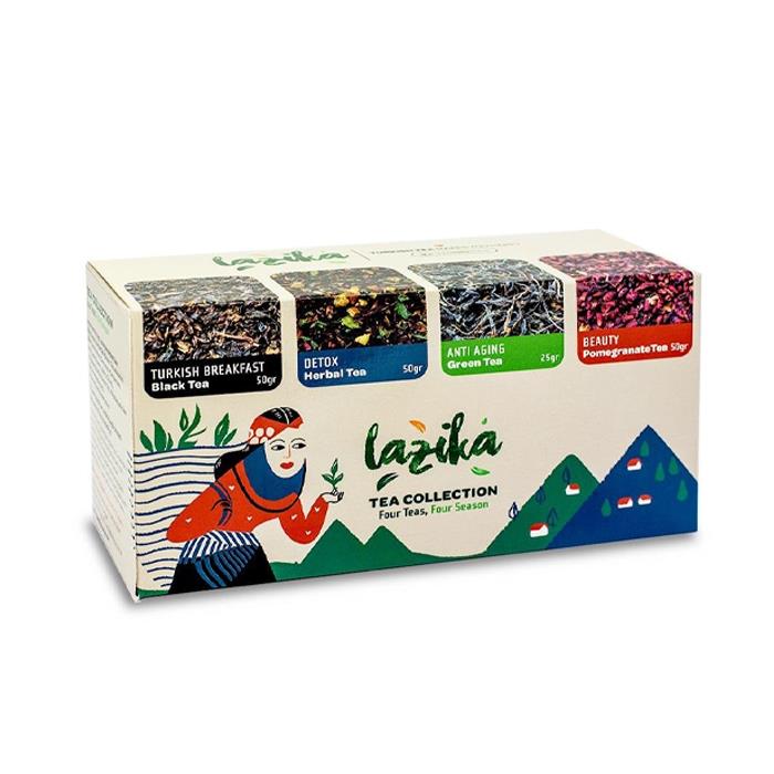 Lazika Çay Seti 4 Mevsim 4 Çay 175g
