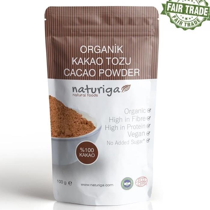 Naturiga Organik Kakao Tozu 100g