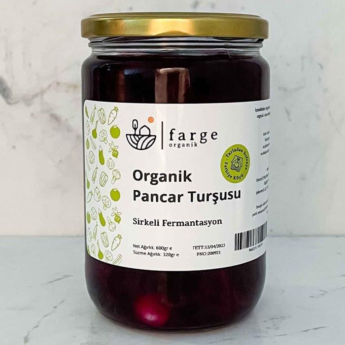 Farge Organik Kırmızı Pancar Turşusu 600g