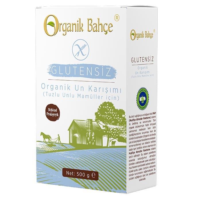Organik Bahçe Organik Glutensiz Tuzlu Unlu Mamüller için Un Karışımı 500g