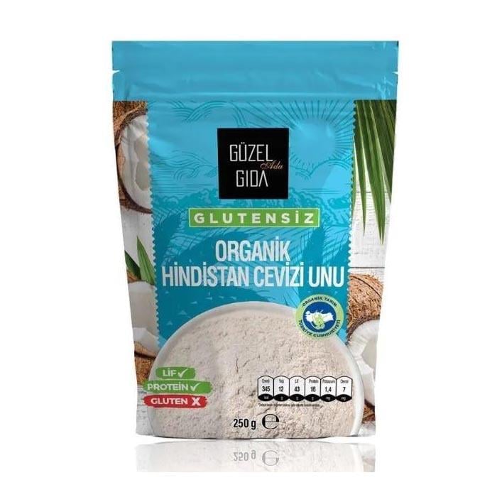 Güzel Gıda Organik Hindistan Cevizi Unu 250g