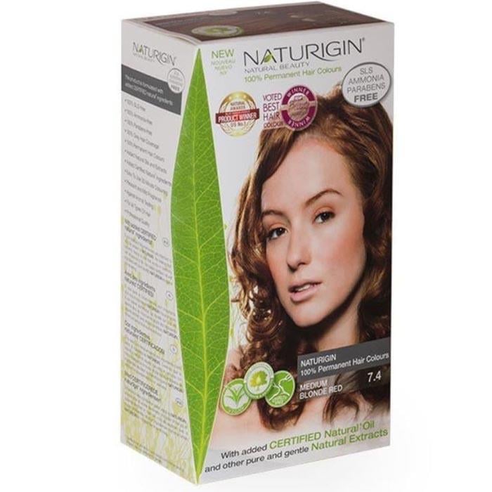 Naturigin Organik İçerikli Saç Boyası 7.4 Orta Sarı Kızıl