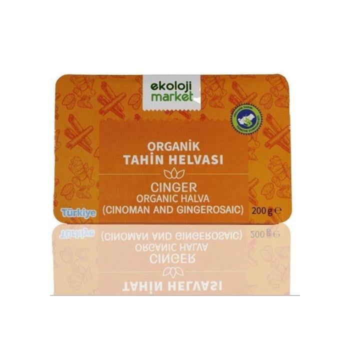 Ekoloji Market Organik Helva Cinger 200g