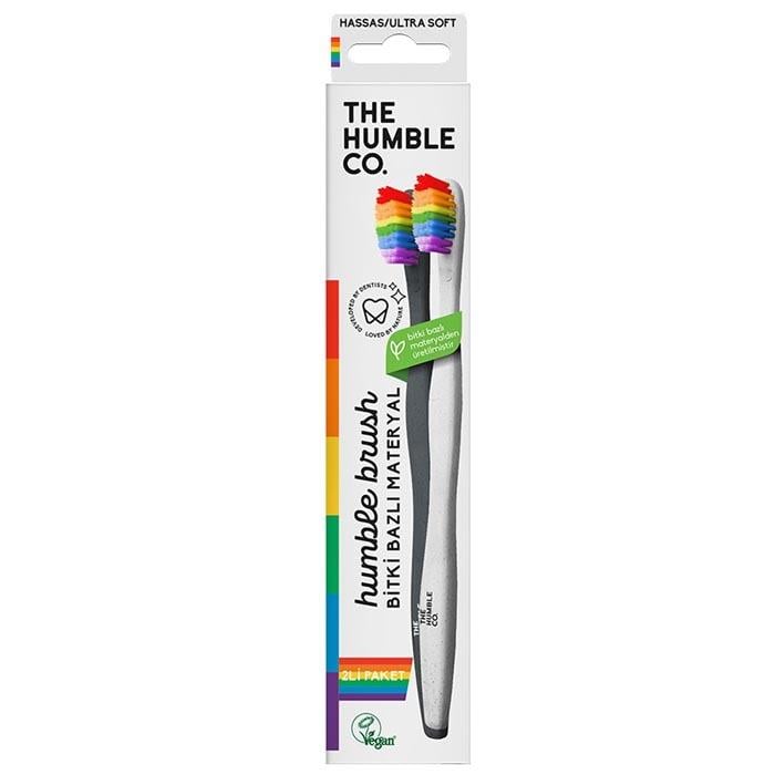 Humble Diş Fırçası Bitki Bazlı Gökkuşağı - Ultra Soft 2 adet