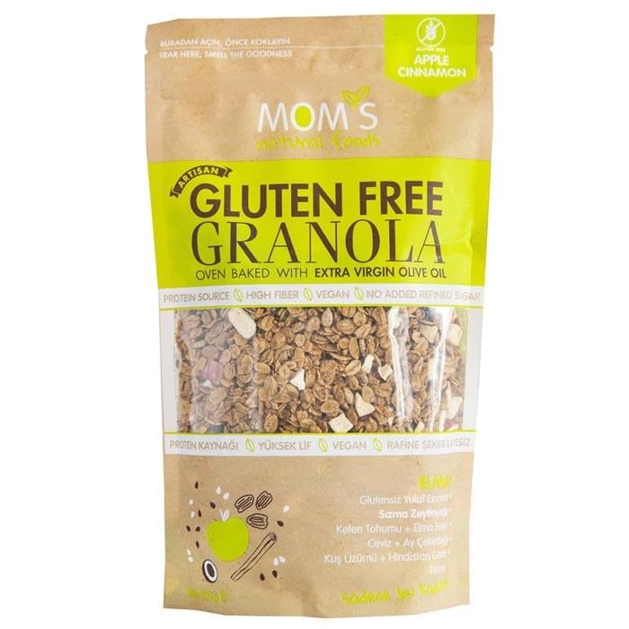 Moms Glutensiz Granola Elma Tarçın 300g