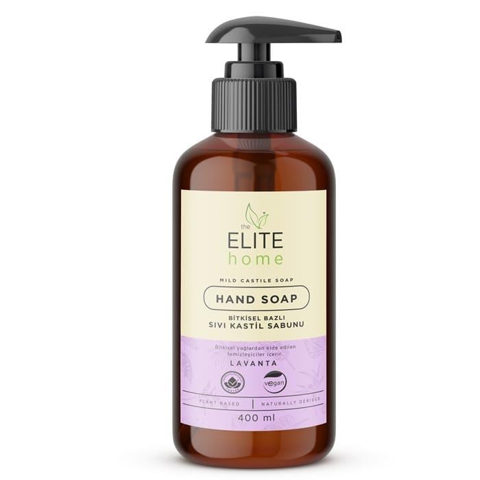 The Elite Home Bitkisel Bazlı Kastil Sıvı Sabun - Lavantalı 400ml