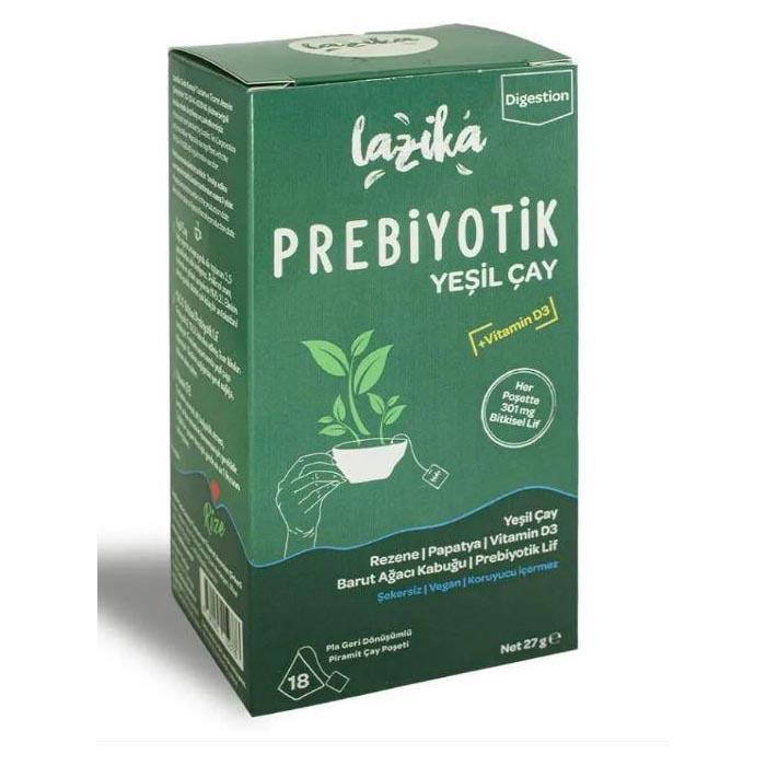 Lazika Yeşil Çay Prebiyotik 18 adet