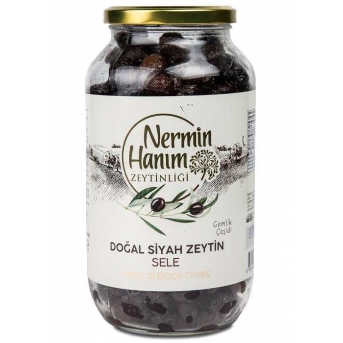 Nermin Hanım Siyah Zeytin - Sele 650g