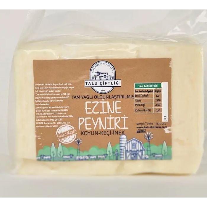 Talu Çiftliği Ezine Peyniri - Koyun - Keçi - İnek 600-650g