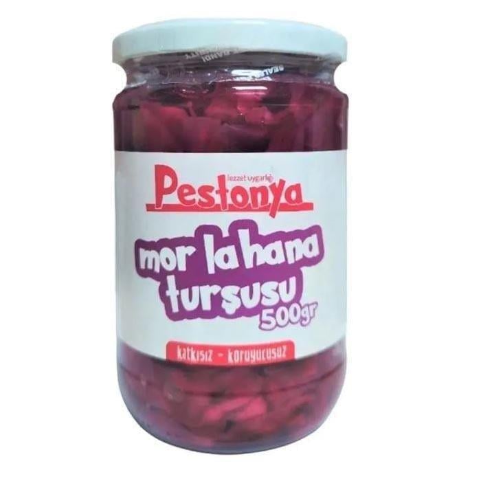 Pestonya Mor Lahana Turşusu 500g