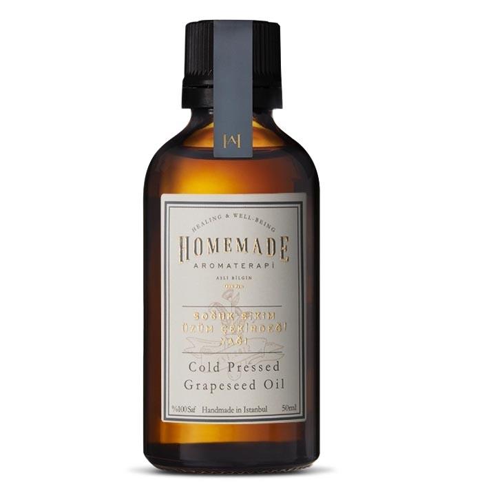 Homemade Üzüm Çekirdeği Yağı Soğuk Sıkım 50ml
