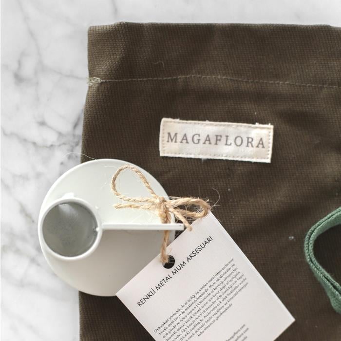 Magaflora Şamdan Mumluğu Beyaz