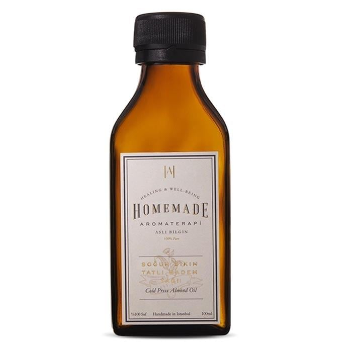 Homemade Tatlı Badem Yağı Soğuk Sıkım 110ml