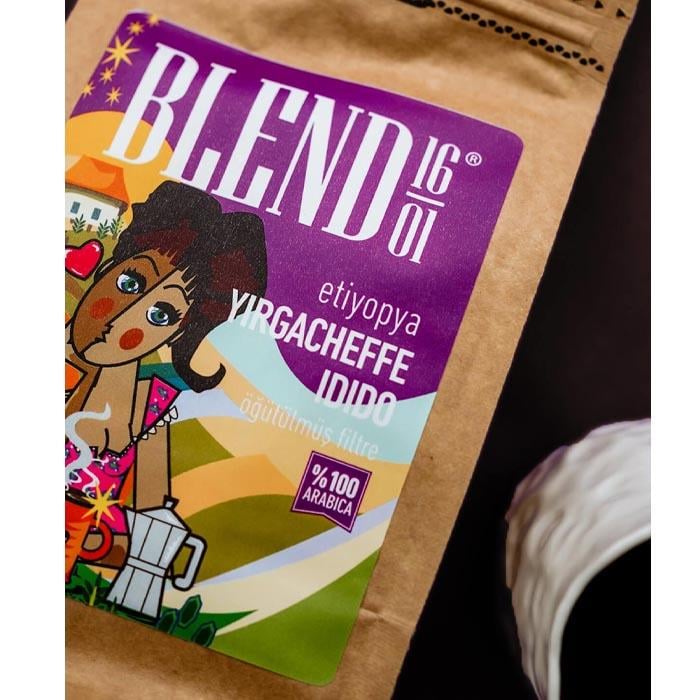 Blend 1601 Yirgacheffe Idido Filtre Kahve 250g Öğütülmüş