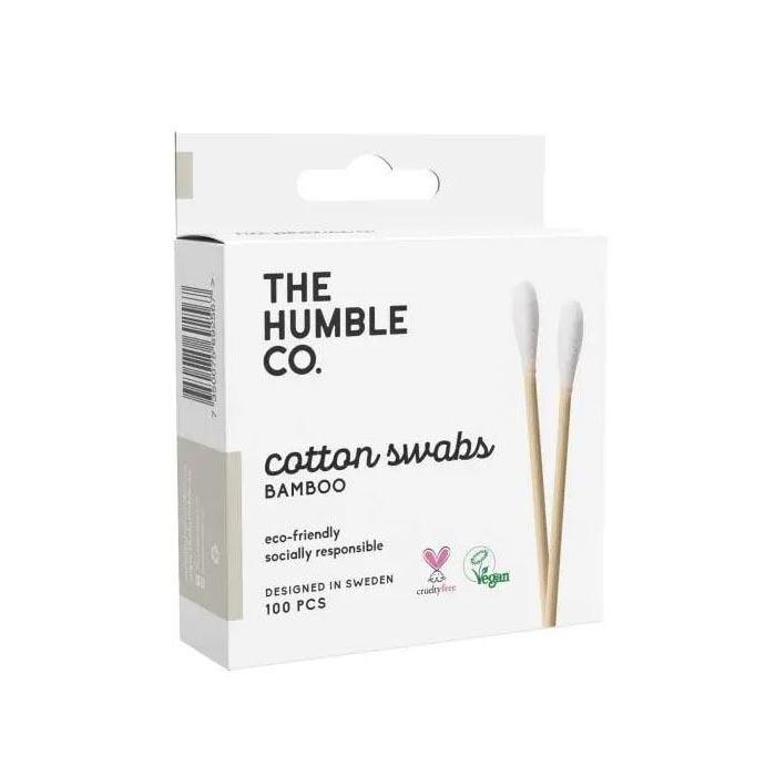 Humble Bambu Kulak Çubuğu - Beyaz 100 adet