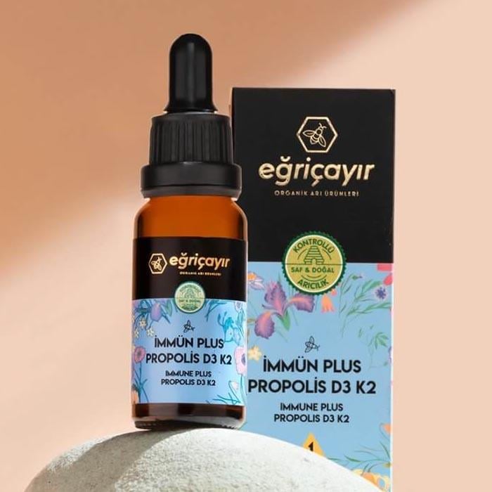Eğriçayır İmmünplus Propolis D3 ve K2 20ml