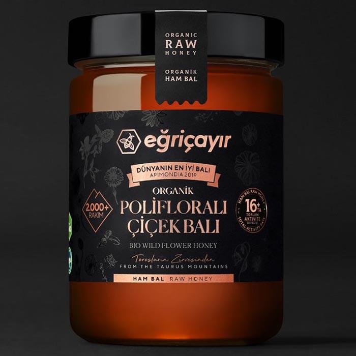 Eğriçayır Polifloralı Organik Çiçek Balı 850g