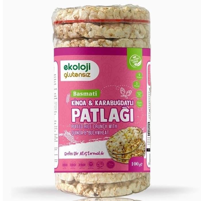 Ekoloji Market Karabuğday Kinoalı Pirinç Patlağı 100g