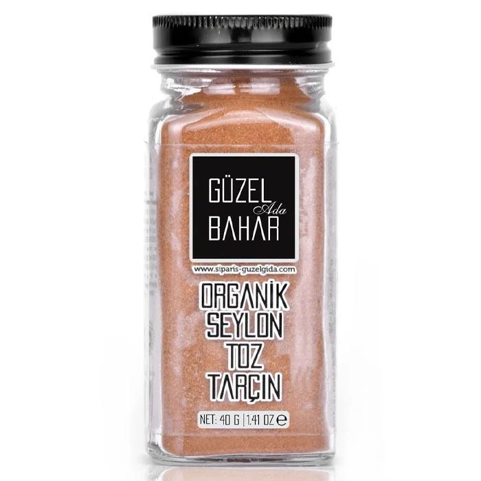 Güzel Gıda Organik Seylon Toz Tarçın 40g