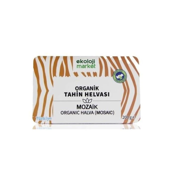 Ekoloji Market Organik Helva Mozik 200g