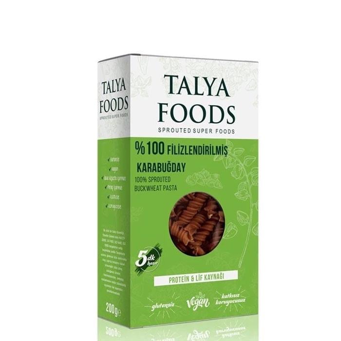 Talya Foods Filizlendirilmiş Glutensiz Karabuğday Makarna 200g