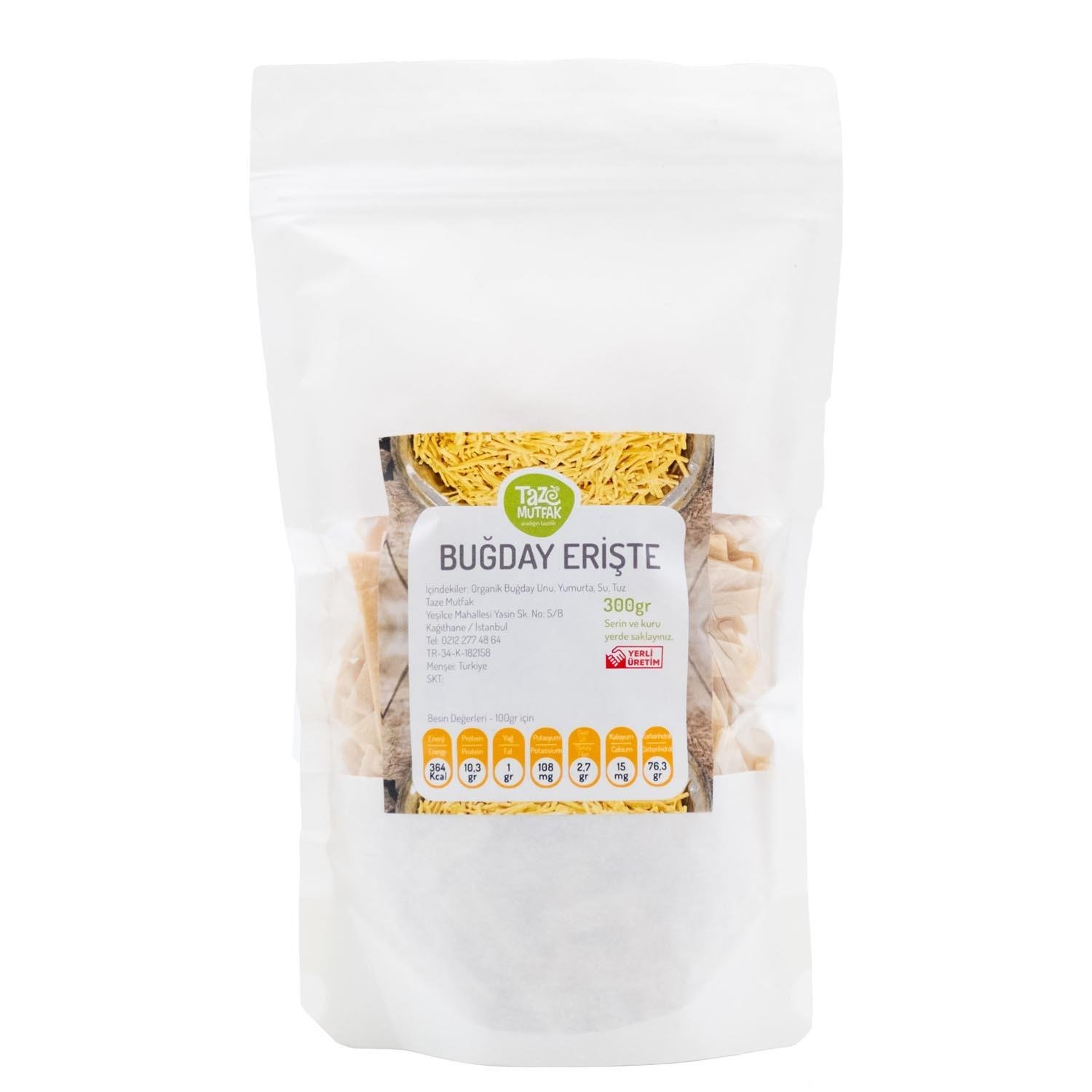 Taze Mutfak Buğday Erişte - El açması 300g