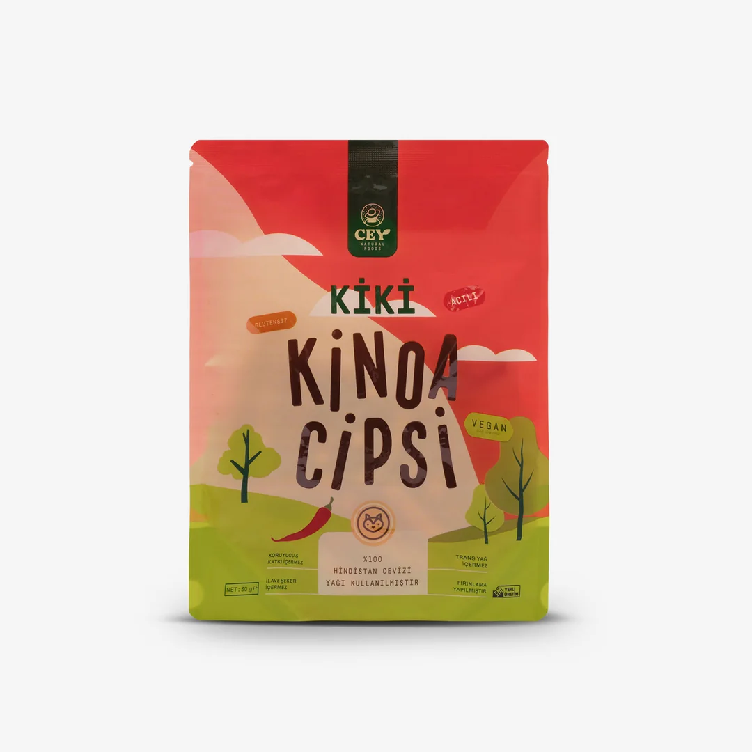 Cey Natural Kiki Kinoa Cipsi Acılı 30g