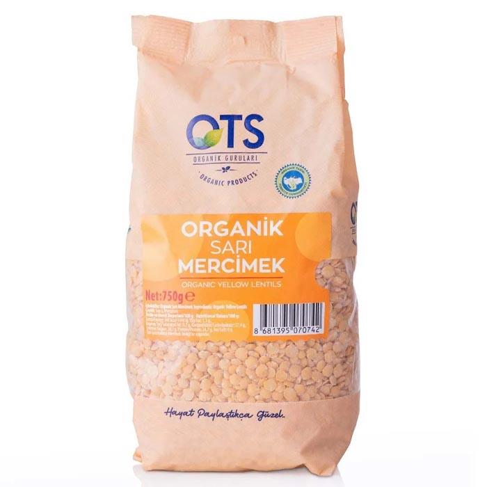 Ots Organik Sarı Mercimek 750g