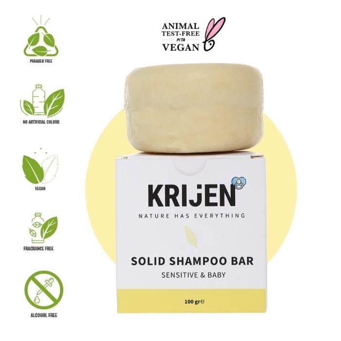 Krijen Katı Şampuanı Hassas Cilt ve Bebek 100g