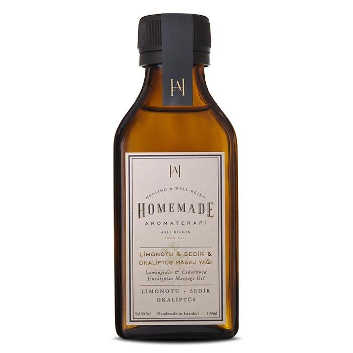 Homemade Limonotu-Sedir-Okaliptus Masaj Yağı 100ml