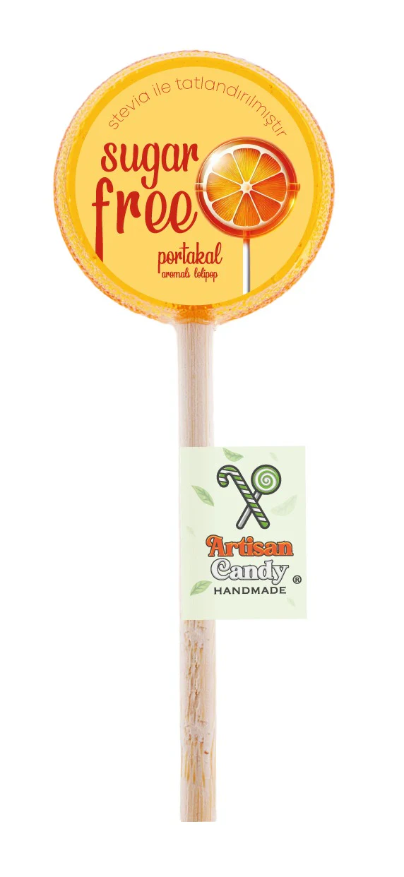 Artisan Candy Lolipop Portakal