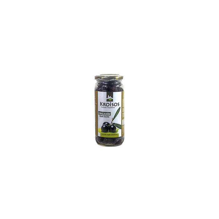 Kroisos Organik Siyah Zeytin Yağlı Salamura 310g