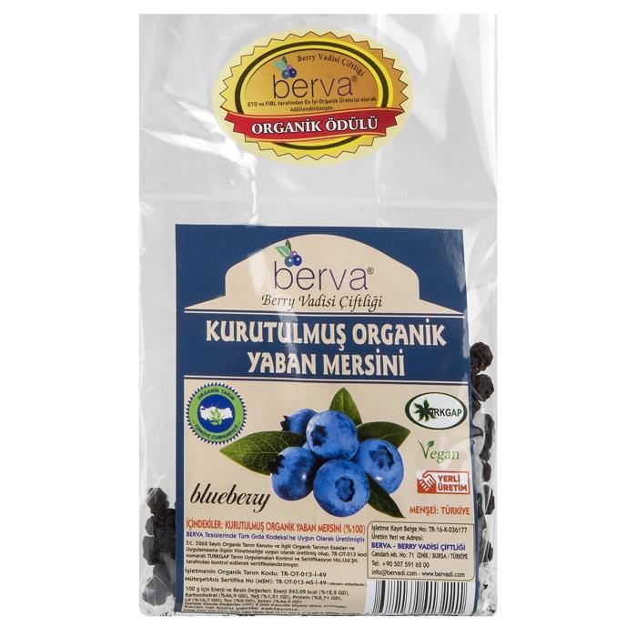 Berva Organik Yaban Mersini Kurusu 50g