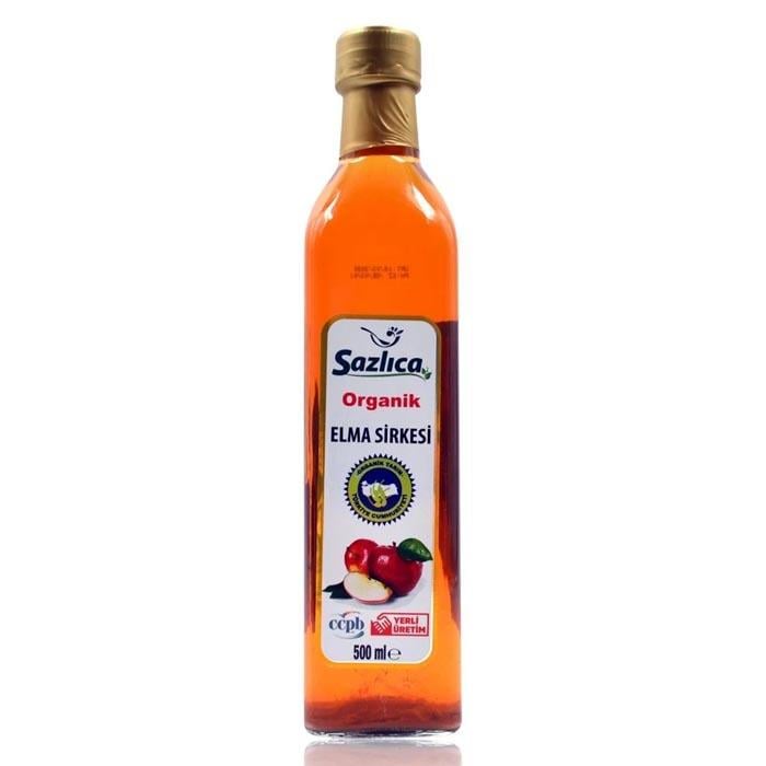 Sazlıca Organik Elma Sirkesi 500ml