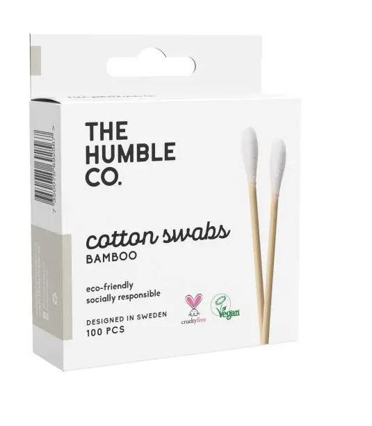 Humble Bambu Kulak Çubuğu Spiral - Beyaz 100 adet
