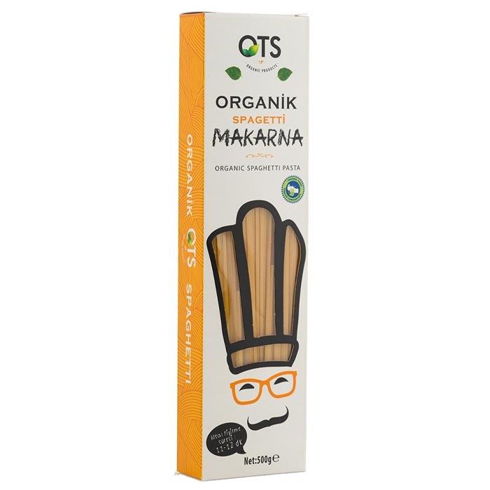Ots Organik Spagetti Çubuk Makarna 500g