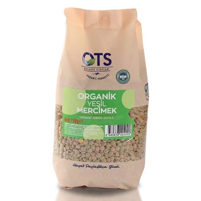 Ots Organik Yeşil Mercimek 750g